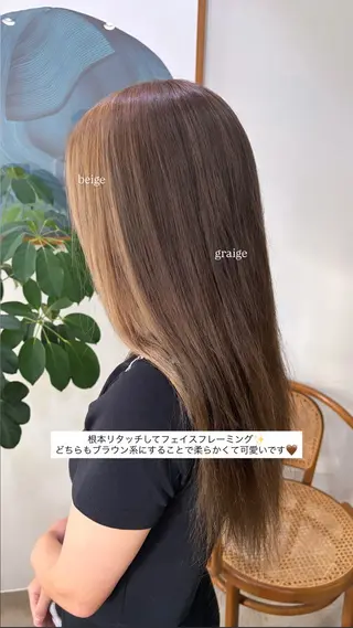 カラー honoka uemuraのヘアスタイル