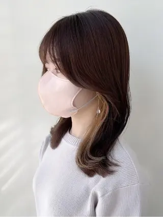 ミディアム カラー SATO｜ReFa 認定サロン 西荻窪のヘアスタイル