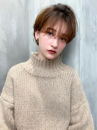 ショート カラー 🉐レイヤー/塩見 弘樹🉐渋谷のヘアスタイル