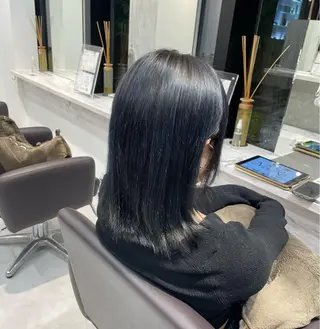 ミディアム カラー 伊藤 神威のヘアスタイル