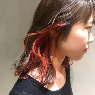 ミディアム カラー Takahashi Yuriのヘアスタイル