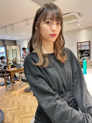 セミロング 塚本 征也のヘアスタイル