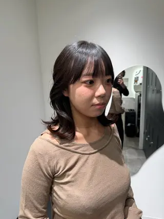 セミロング 池田 勇児のヘアスタイル