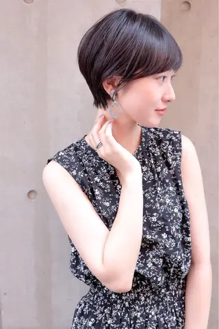 ショート レイヤー/縮毛矯正 髪質改善/e_kiのヘアスタイル