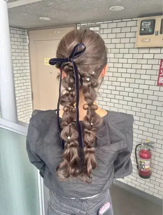 ヘアアレンジ 🌺ヘアメイク SYOKA🌺のヘアスタイル
