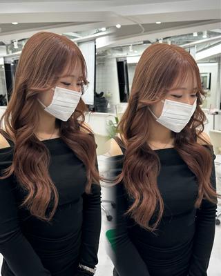 ロング カラー GEAR./暖色 カラー/HAYATOのヘアスタイル