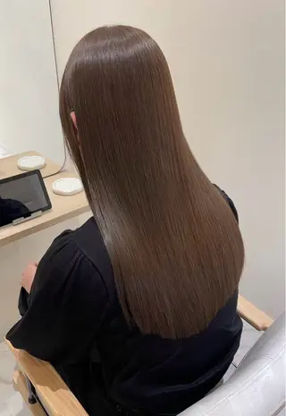セミロング カラー zina熊本店/ 田村 由香のヘアスタイル