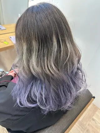 カラー Wカラー/アレンジ/ ブリーチ無しWカラーのヘアスタイル