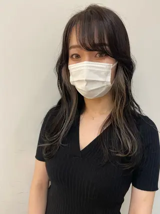 ロング カラー 🌿自然なハイトーン 竹本悠太郎のヘアスタイル