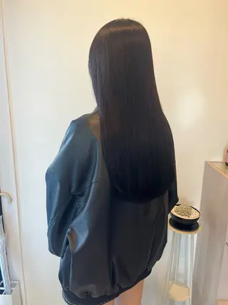 ロング 加藤 明香里のヘアスタイル