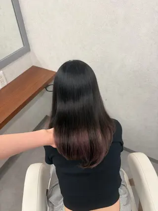 セミロング 堀江 真維のヘアスタイル