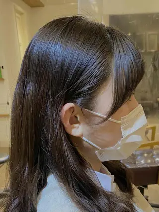ミディアム カラー 前田 裕介のヘアスタイル