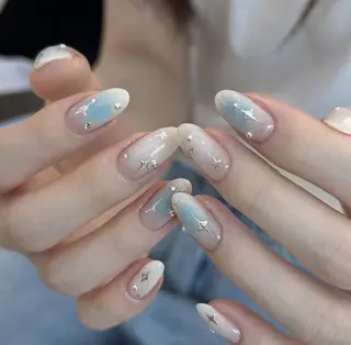 ネイル By moonネイル 🌷ワンホン/韓国風のネイルデザイン