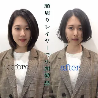 ショート カラー パーマ メンズ縮毛矯正 細谷碧海のヘアスタイル