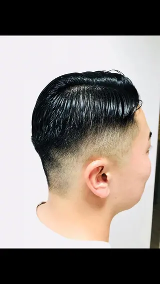 ショート メンズ メンズ特化フェード パーマ小林裕史のヘアスタイル