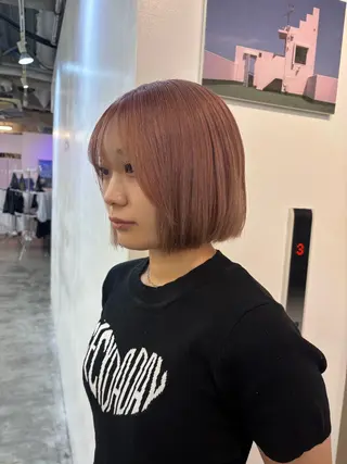 ショート ness/rina /透明感カラーのヘアスタイル