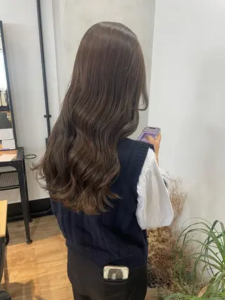 ロング カラー ヘアアレンジ coco♡ 韓国hairのヘアスタイル