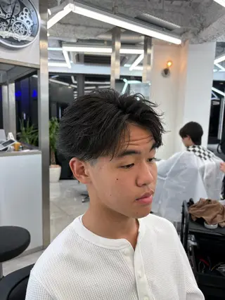 パーマ メンズ 🔥ジャス/ 無造作パーマ特化🔥のヘアスタイル