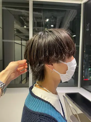 ショート メンズ 🐺ウルフ/レイヤー カット/高嶋湧大のヘアスタイル