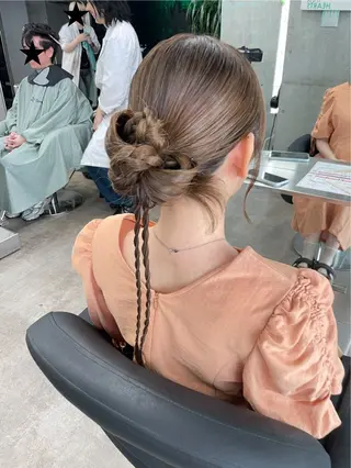 ヘアアレンジ 速水 ゆきののヘアスタイル