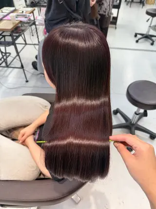 ロング 山崎結菜 髪質改善💎のヘアスタイル