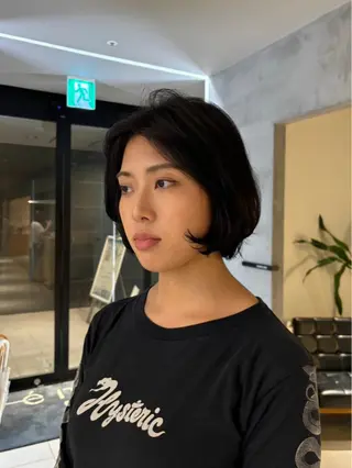 ショート KAREN（ému） 伏見/カットモデルのヘアスタイル