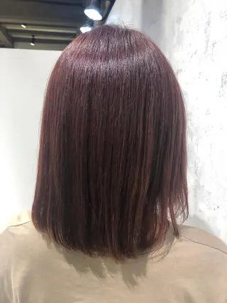 ミディアム LICO 木村真知子のヘアスタイル