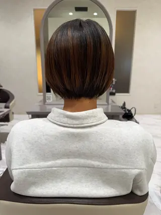 ショート 韓国風🌷✨ 守屋紗希のヘアスタイル
