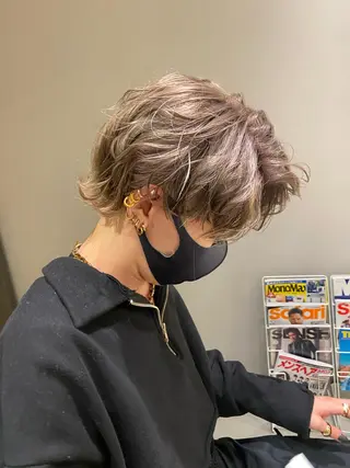 カラー メンズ unopulir 景山 凌のヘアスタイル