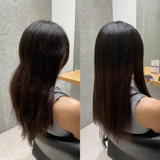 セミロング 髪質改善ヘアケア 艶髪特化/上田のヘアスタイル