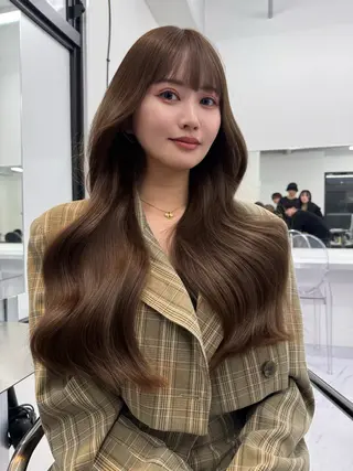 ロング Rita/髪質改善/ ブリーチなしWカラーのヘアスタイル