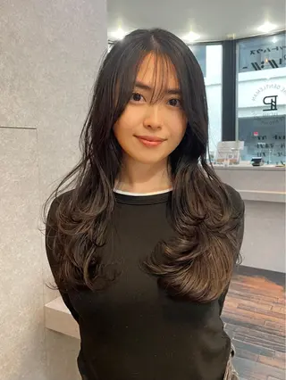 ロング カラー 川上拓真 ✂︎学芸大学のヘアスタイル
