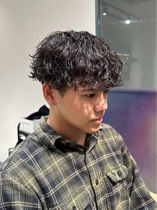 ショート パーマ Qin shaire salonのヘアスタイル