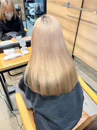 ロング 今話題の艶髪矯正 美艶カラー/FUKAのヘアスタイル