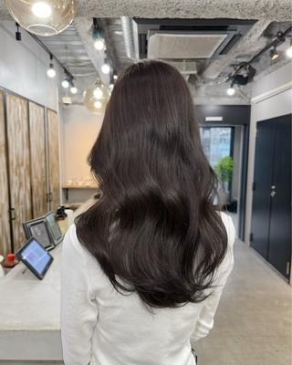 セミロング カラー 韓国ヘア🫧 KAZUTOのヘアスタイル