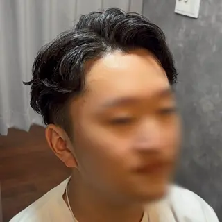 ショート パーマ メンズ 松尾 叶恋のヘアスタイル