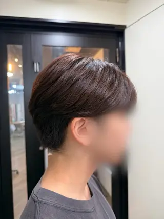 ショート メンズ 町田メンズパーマ 特化 金井蒔士のヘアスタイル