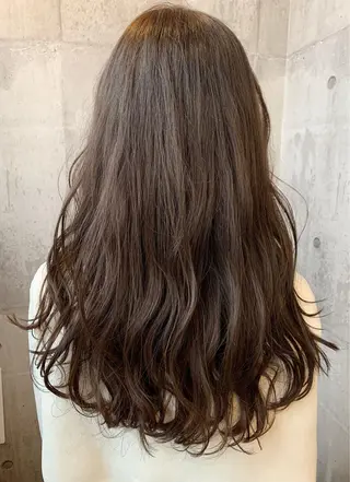 ロング カラー パーマ メンズ縮毛矯正 細谷碧海のヘアスタイル