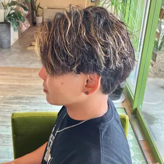 パーマ メンズ 森田 研司のヘアスタイル