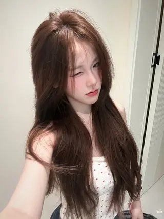 ロング カラー ヘアアレンジ 透明感カラー🎀艶髪 Anju/渋谷🎀のヘアスタイル