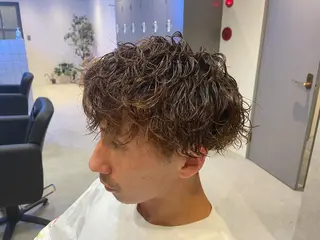 ミディアム メンズ メンズパーマ特化型 🔥URITAのヘアスタイル