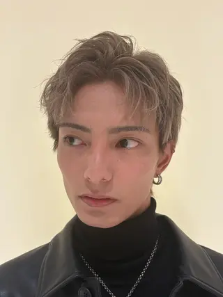メンズ メンズパーマレイヤー 西山賢志のヘアスタイル