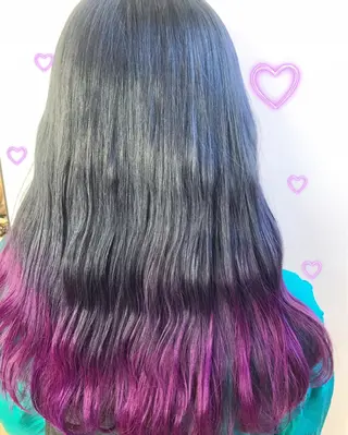 セミロング カラー 新宿駅近♡個室 ♡関口三都季🌜のヘアスタイル