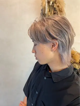 カラー メンズ 椿 星恋のヘアスタイル