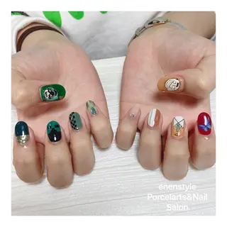 ショート ネイル 🐾enen style 🐾のネイルデザイン
