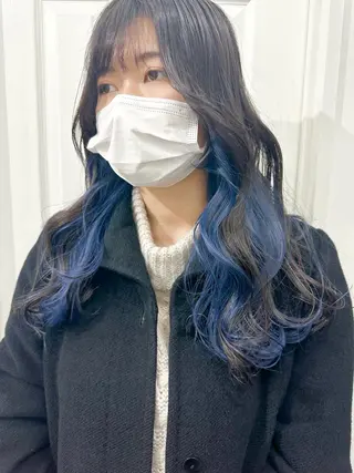 セミロング カラー kai .のヘアスタイル
