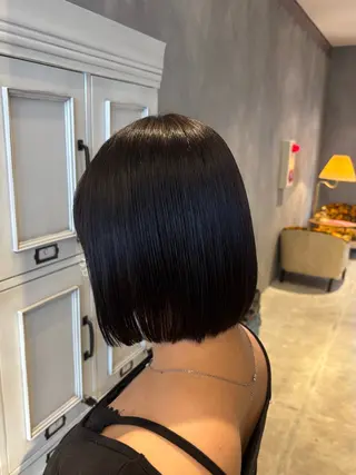 ミディアム 長瀬 友唯のヘアスタイル
