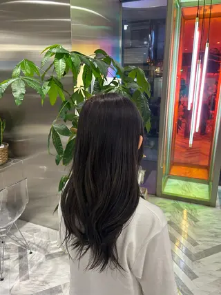 セミロング メンズウルフ/ボブ パーマ/くるみのヘアスタイル