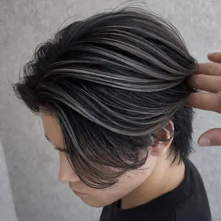 カラー メンズ バレイヤージュ特化｜ Takuのヘアスタイル
