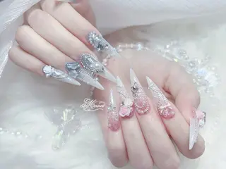 ネイル MoMoA Nail ネイル長さ出し専門店のネイルデザイン